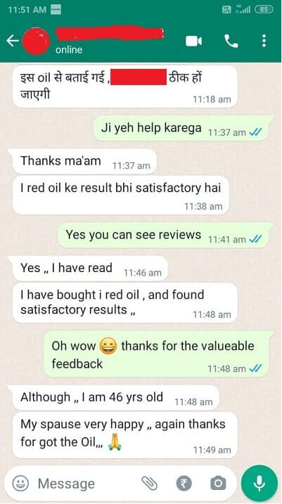 Genuine Customer Reviews on I-Red